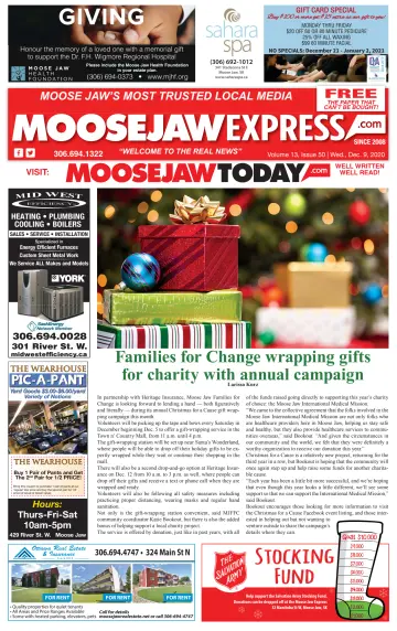Moose Jaw Express.com - 9 Dec 2020