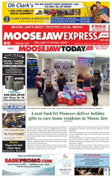 Moose Jaw Express.com - 30 Dec 2020