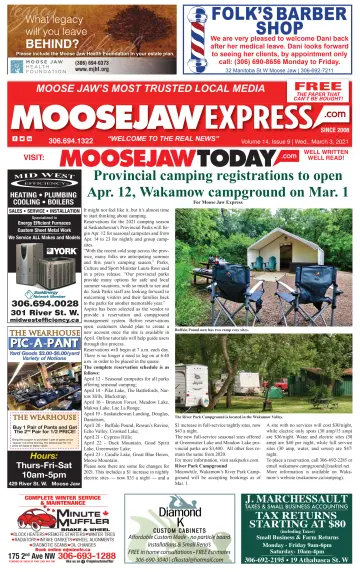 Moose Jaw Express.com - 3 Mar 2021