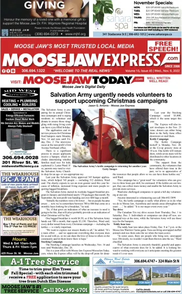 Moose Jaw Express.com - 9 Nov 2022