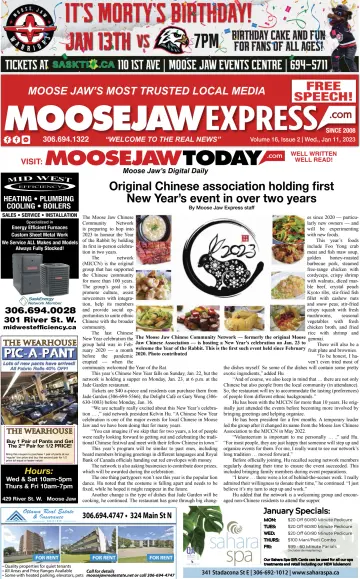 Moose Jaw Express.com - 11 Jan 2023