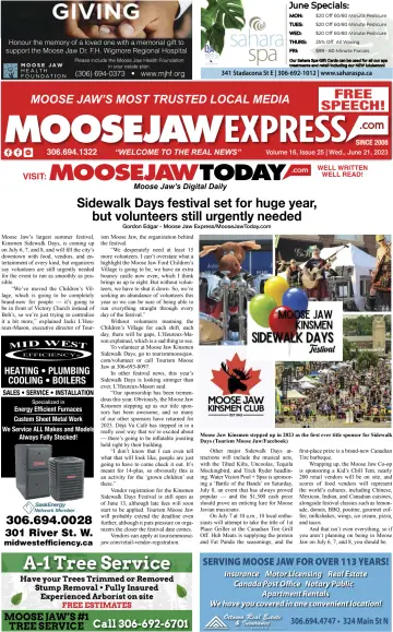 Moose Jaw Express.com - 21 Jun 2023