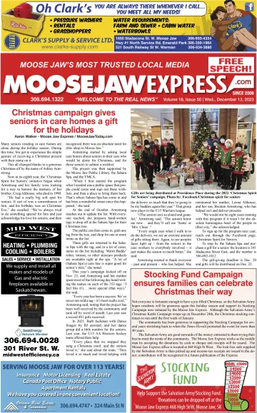 Moose Jaw Express.com - 13 十二月 2023