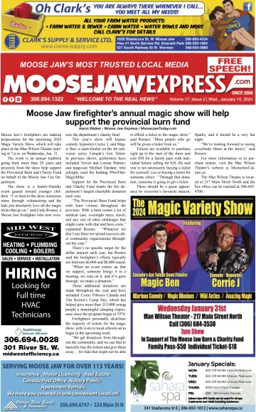 Moose Jaw Express.com - 10 一月 2024