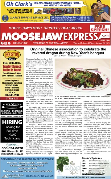 Moose Jaw Express.com - 24 1월 2024