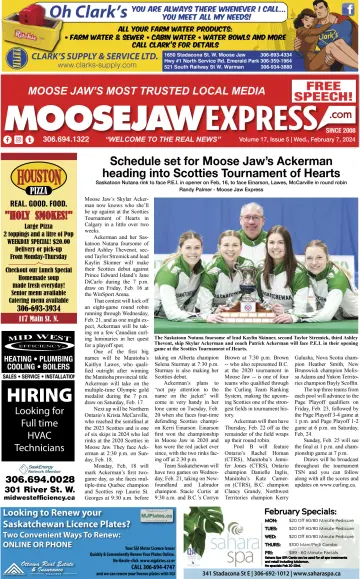 Moose Jaw Express.com - 07 Şub 2024