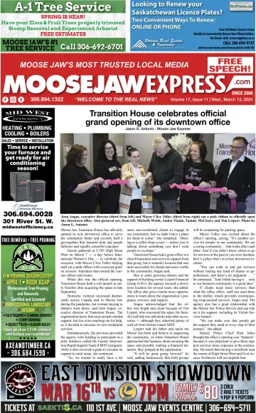 Moose Jaw Express.com - 13 3月 2024