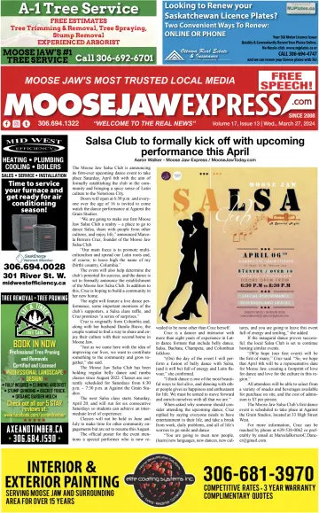 Moose Jaw Express.com - 27 Márta 2024