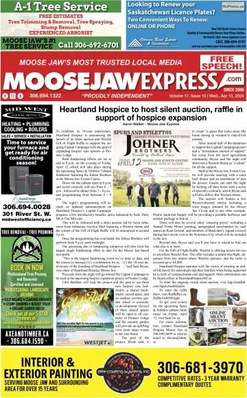 Moose Jaw Express.com - 10 Ebri 2024