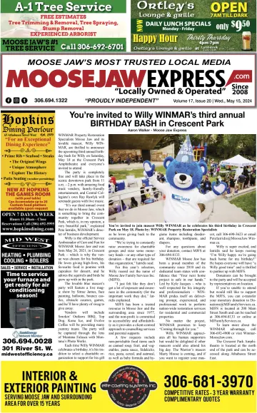 Moose Jaw Express.com - 15 五月 2024