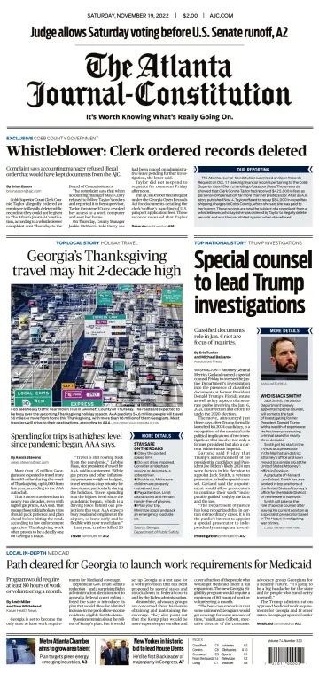 The Atlanta Journal-Constitution - 19 Nov 2022