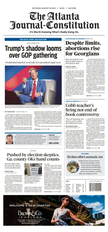 The Atlanta Journal-Constitution - 19 Aug 2023