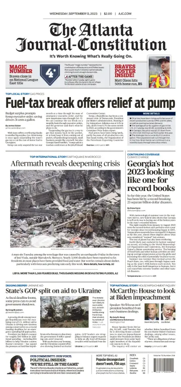 The Atlanta Journal-Constitution - 13 Sep 2023
