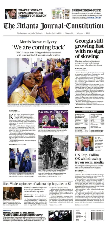 The Atlanta Journal-Constitution - 14 abril 2024