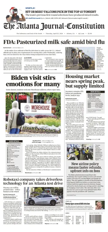 The Atlanta Journal-Constitution - 25 abril 2024