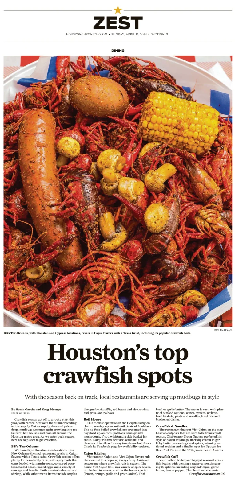 Houston Chronicle Sunday - Zest