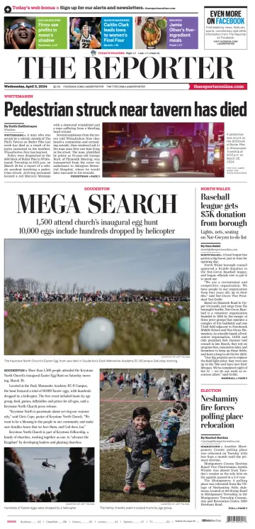 The Reporter (Lansdale, PA) - 3 Apr 2024