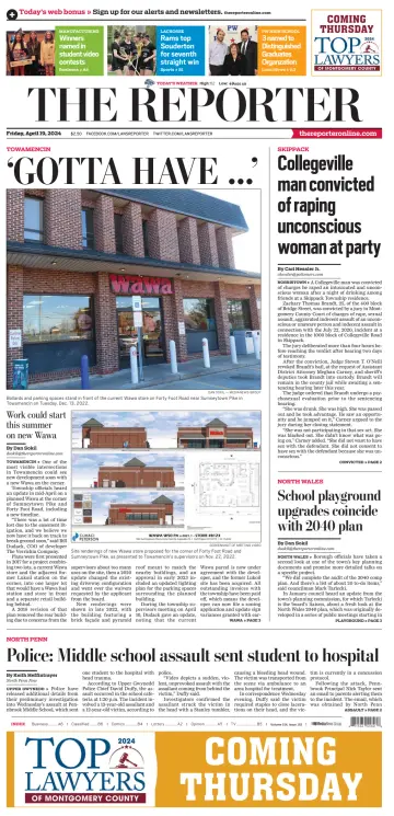 The Reporter (Lansdale, PA) - 19 Apr 2024