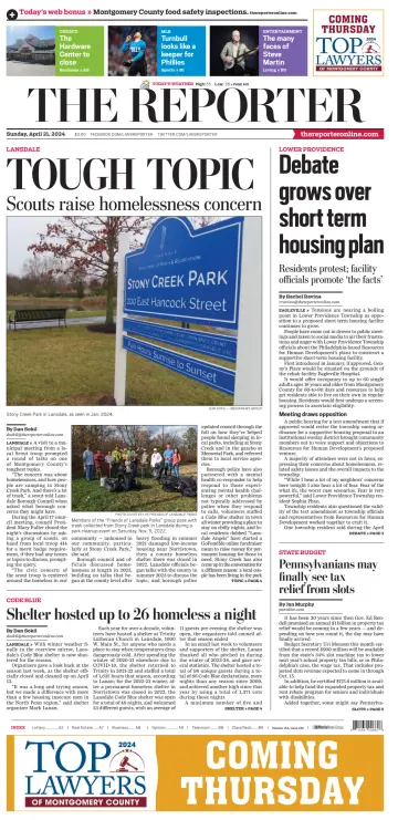 The Reporter (Lansdale, PA) - 21 Apr 2024