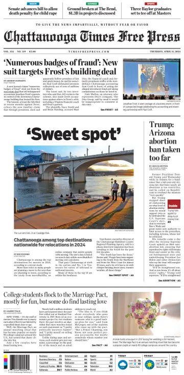 Chattanooga Times Free Press - 11 avr. 2024