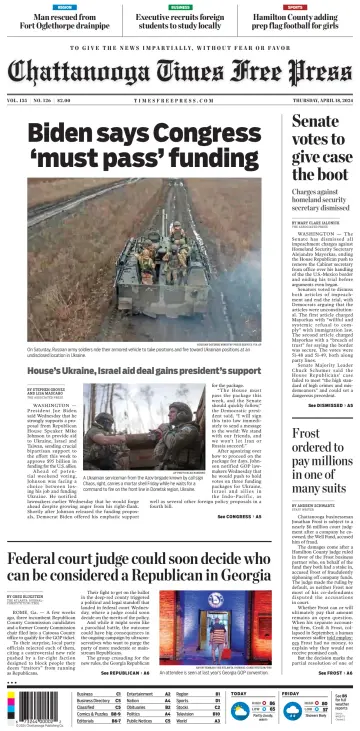 Chattanooga Times Free Press - 18 Apr. 2024