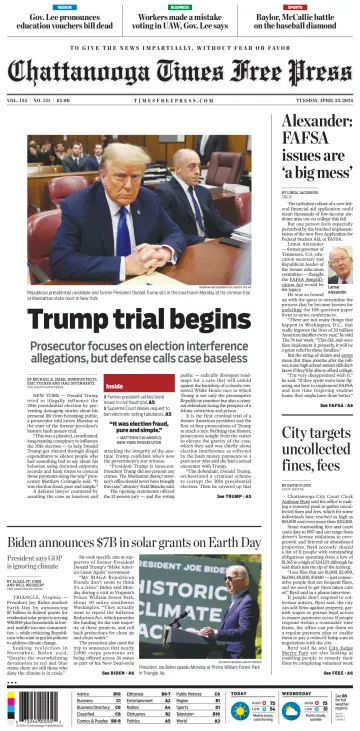 Chattanooga Times Free Press - 23 avr. 2024
