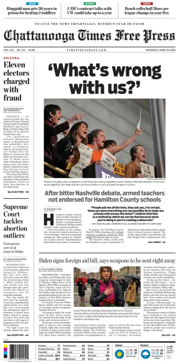 Chattanooga Times Free Press - 25 Aib 2024