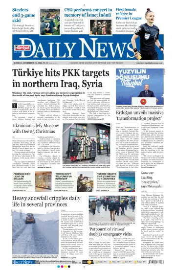 Hürriyet Daily News & Economic Review - 25 Dec 2023