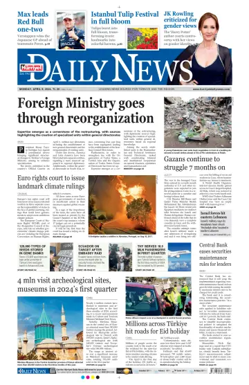Hürriyet Daily News & Economic Review - 08 4月 2024
