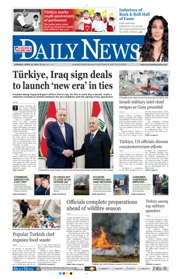 Hürriyet Daily News & Economic Review - 23 四月 2024