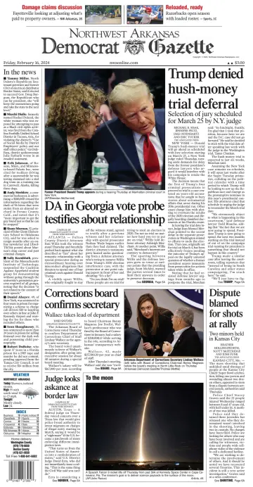 Northwest Arkansas Democrat-Gazette - 16 Feb 2024