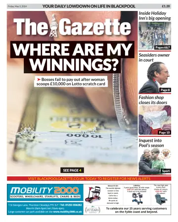 Blackpool Gazette - 3 Ma 2024