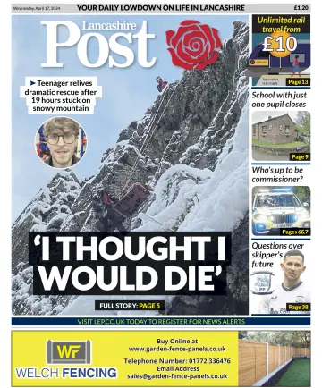 Lancashire Evening Post - 17 四月 2024