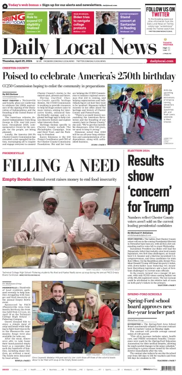 Daily Local News (West Chester, PA) - 25 四月 2024