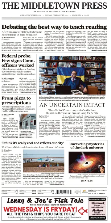 The Middletown Press (Middletown, CT) - 25 Feb 2024