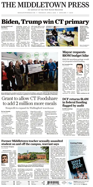 The Middletown Press (Middletown, CT) - 4 Apr 2024