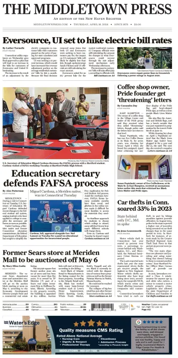 The Middletown Press (Middletown, CT) - 18 Apr. 2024
