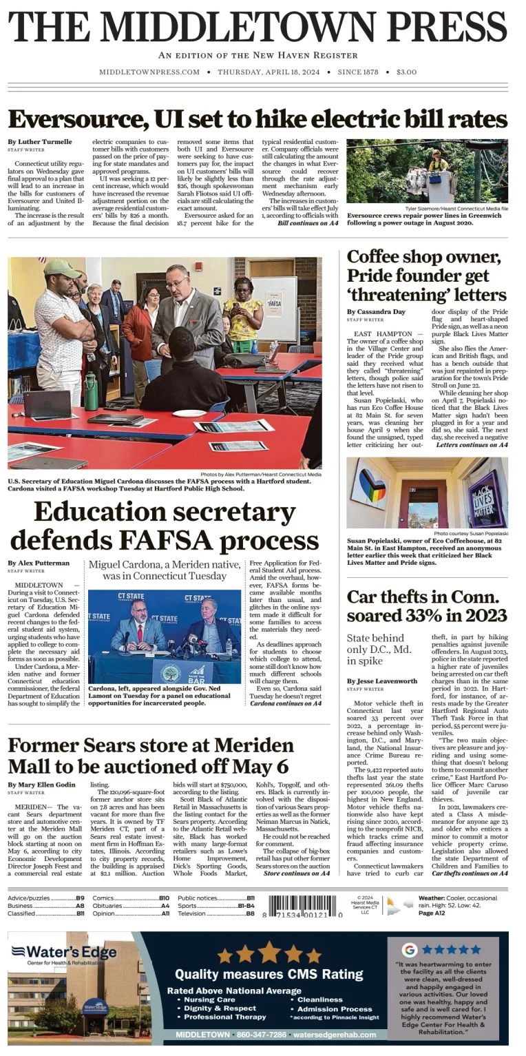 The Middletown Press (Middletown, CT)