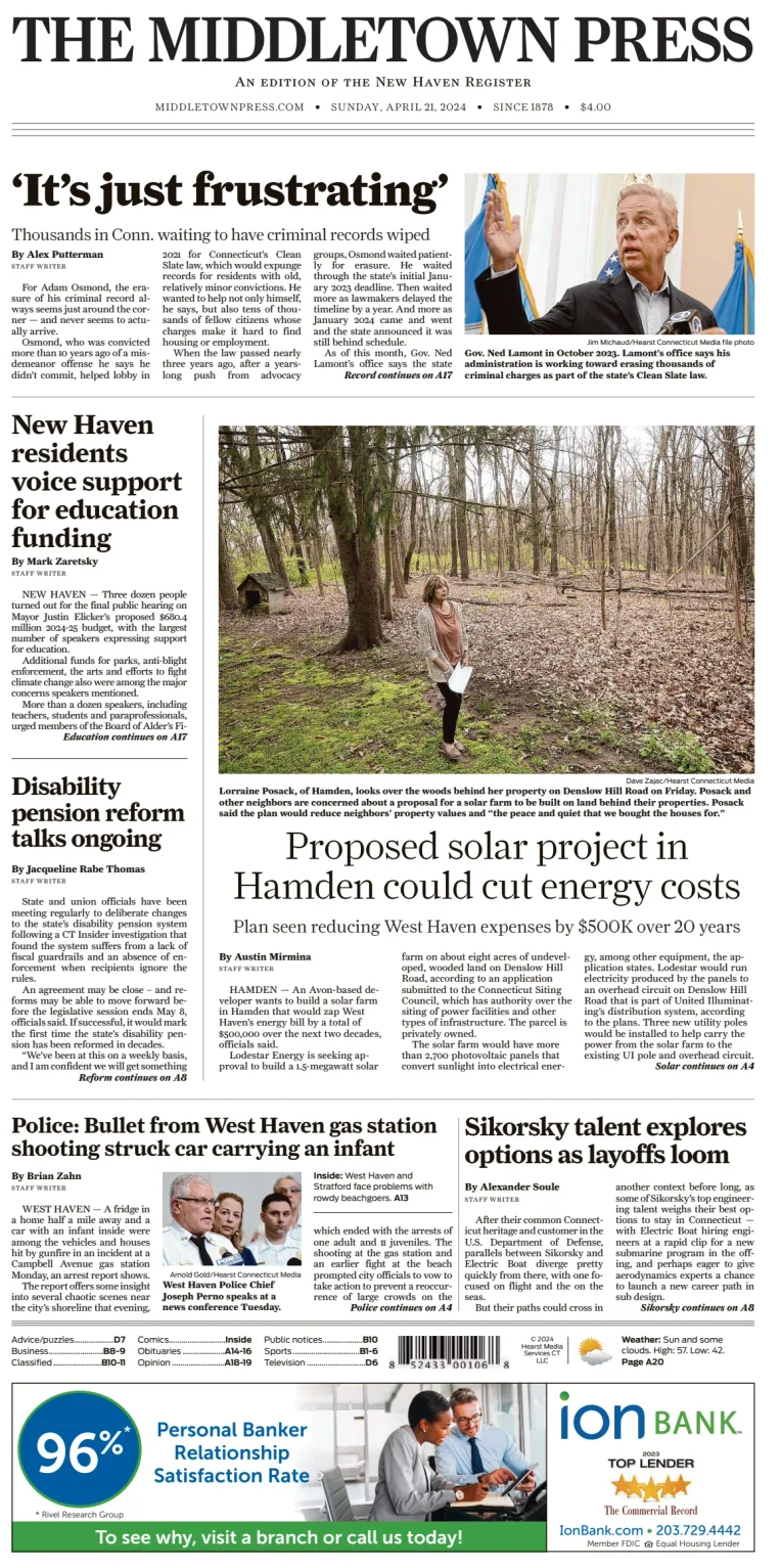The Middletown Press (Middletown, CT)