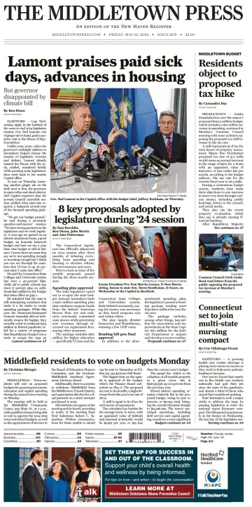 The Middletown Press (Middletown, CT) - 10 Mai 2024