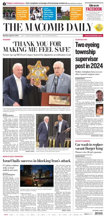 The Macomb Daily - 15 Nis 2024