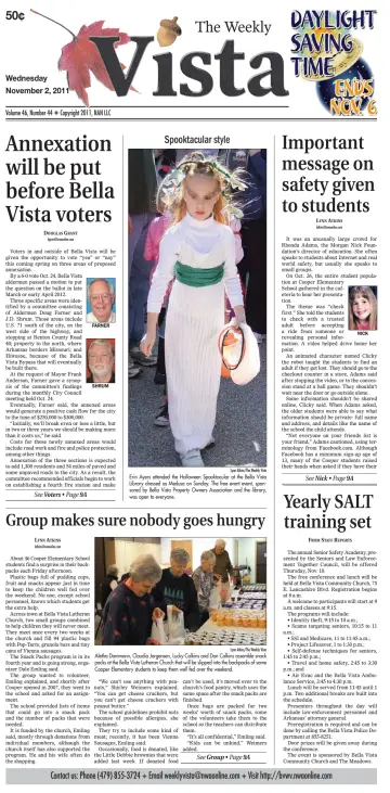The Weekly Vista - 2 Nov 2011