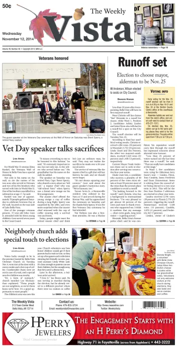 The Weekly Vista - 12 Nov 2014