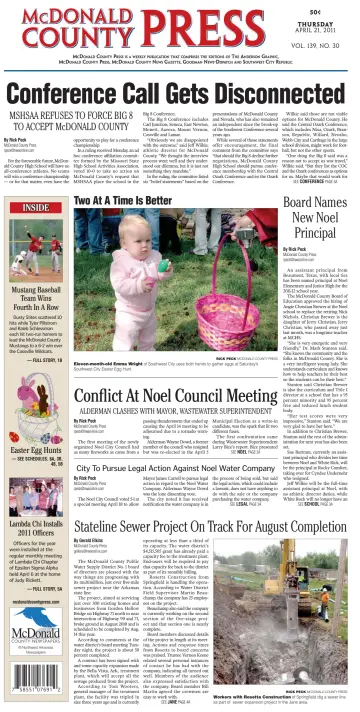 McDonald County Press - 21 Apr 2011