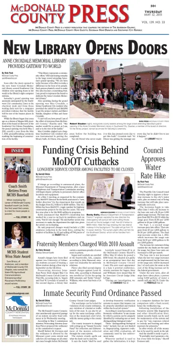 McDonald County Press - 12 May 2011