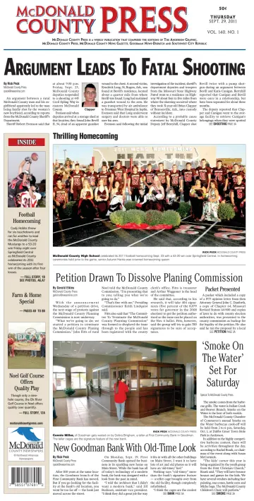 McDonald County Press - 29 Sep 2011