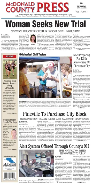 McDonald County Press - 13 Oct 2011