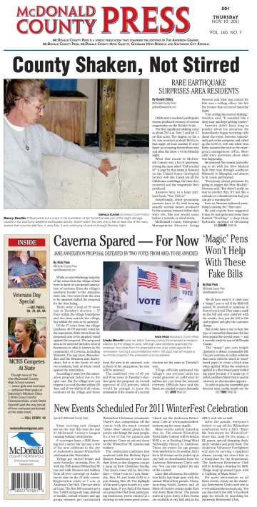 McDonald County Press - 10 Nov 2011
