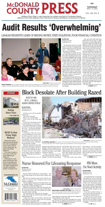 McDonald County Press - 17 Nov 2011