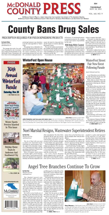 McDonald County Press - 24 Nov 2011